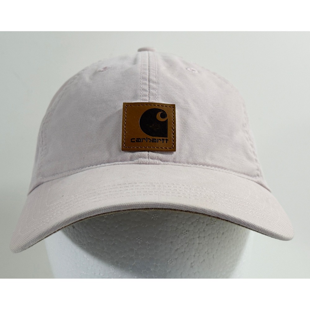 Carhartt Baseball Cap Women OS Lavender Pink Canvas Adjustable Logo Hat